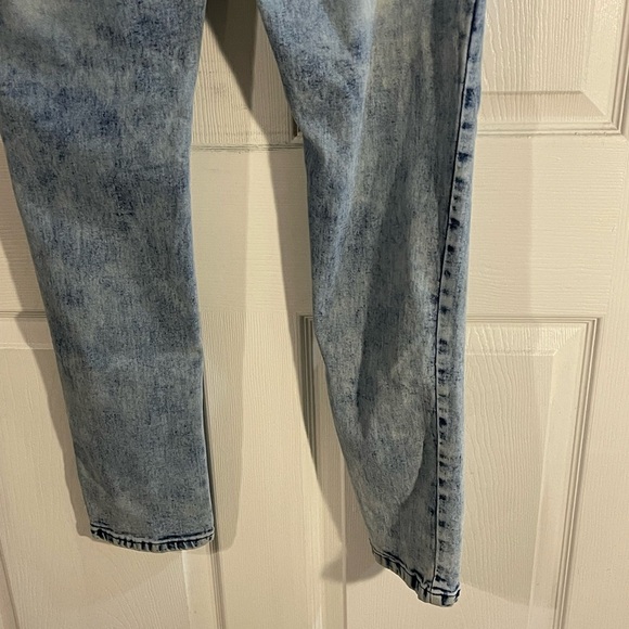 Classic Distressed Blue Straight Jeans - Picture 9 of 9